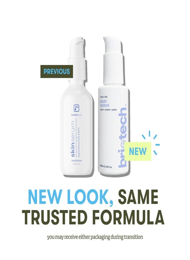 بريوتيك سيروم بريوتك للعناية ببشرة الأطفال والرضع، جل حمض الهيبوكلوروس للعناية بالبشرة، حمض الهيبوكلوروس النقي، نباتي، يهدئ الاحمرار والنتوءات، يحمي من تهيج الحفاضات، يجفف البشرة بسرعة، 3.4 أونصة سائلة - Image 4